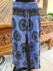 Ladies Bali Beach / Shirred Waist Bali Capri Pants SO COMFY XXL - Bali 3/4 Pants