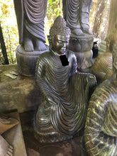 NEW Balinese Master Carved LAVA Stone Buddha Statue w/Cloak - RARE PIECE!!