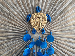 NEW Balinese Driftwood Turtle/Capiz Shell Windchime / Mobile - Turtle Windchime