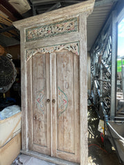 Authentic Balinese Teak Doors in Frame - Hand Carved Bali Doors STUNNING!!