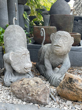 NEW Balinese Hand Carved Concrete Monkey Statue / Bali Monkey Statue - 2 Sizes