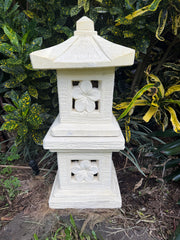 Balinese Hand Crafted Frangipani Lantern - Bali Frangipani Garden Lantern 65cm