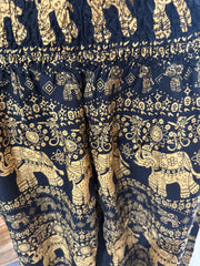 Ladies Bali Beach / Shirred Waist Bali Capri Pants SO COMFY Suit Maternity XXXL