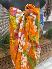 Bali Beach Mumu Sarong - Balinese Sarong Dress - Tie Up Tube Sarong S-XL