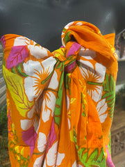 Bali Beach Mumu Sarong - Balinese Sarong Dress - Tie Up Tube Sarong S-XL