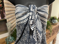 Bali Beach Mumu Sarong - Balinese Sarong Dress - Tie Up Tube Sarong S-XL