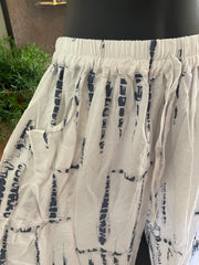 Balinese Ladies Long Flarred Pants - SO COMFY Elastic Waist Pants - Bali Pants