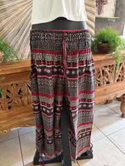 Ladies Bali Beach / Shirred Waist Bali Capri Pants SO COMFY Suit Maternity XXXL