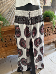 Ladies Bali Beach / Shirred Waist Bali Capri Pants SO COMFY Suit Maternity XXXL