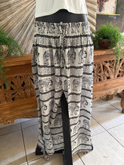 Ladies Bali Beach / Shirred Waist Bali Capri Pants SO COMFY Suit Maternity XXXL