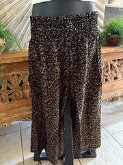 Ladies Bali Beach / Shirred Waist Bali Capri Pants SO COMFY Suit Maternity XXXL