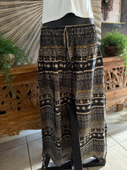 Ladies Bali Beach / Shirred Waist Bali Capri Pants SO COMFY Suit Maternity XXXL