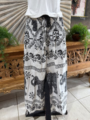 Ladies Bali Beach / Shirred Waist Bali Capri Pants - SO COMFY Suit Maternity XL