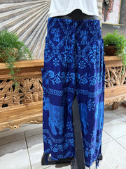 Ladies Bali Beach / Shirred Waist Bali Capri Pants - SO COMFY Suit Maternity XL