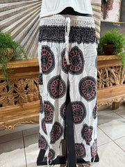 Ladies Bali Beach / Shirred Waist Bali Capri Pants - SO COMFY Suit Maternity XL