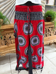 Ladies Bali Beach / Shirred Waist Bali Capri Pants - SO COMFY Suit Maternity XL