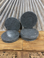 NEW Balinese Hand Crafted Marble Trivet / Marble Plate / Marble Pot Stand