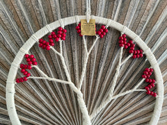 Balinese Handmade Tree of Life Dream Catcher - Macrame Tree of Life Wall Art