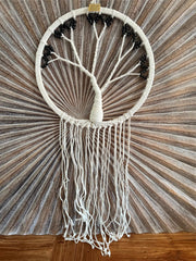 Balinese Handmade Tree of Life Dream Catcher - Macrame Tree of Life Wall Art