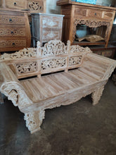 Hand Carved Quality Teak Wood Balinese Daybed - Balinese Sofa - Authentic Bali