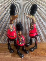 NEW Balinese Hand Carved Wooden S Royal Guard Duck - Bali Bamboo Rice Paddy Duck