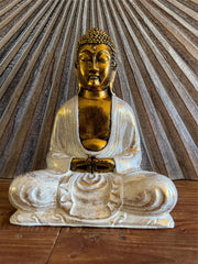NEW Balinese Resin Buddha Sculpture - Bali Buddha Statue Resin for Indoors
