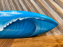 NEW Bali Handmade Air Brushed Surfboard Wall Decor 80cm - Bali Surfboard Art