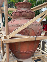 LARGE Traditional Balinese Pot - Bali Feature Pot 120cm - Balinese Garden Pot