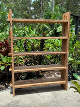 Hand Crafted Recycled OLD TEAK WOOD SHELF UNIT - Bali Antique Style Shelf Unit