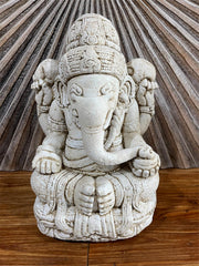 NEW Balinese Cast Ganesha Statue - Stunning Bali Ganesh 37cm - 3 Colours Avail