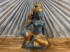 Balinese Cast Concrete Dewi Sri Statue - Bali Dewi Statue - Bali Hindu Goddess