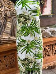 Bali Beach Sarong - Tropical Style Sarong - Bikini Cover Up - Bali Sarong Green