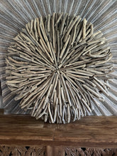 Bali Handmade Driftwood Circular Wall Decor - Bali Driftwood Wall Art 80cm
