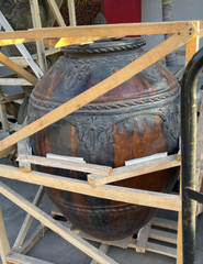 Balinese Hand Crafted Traditional Glazed Pot - Bali Feature Pot 120cm