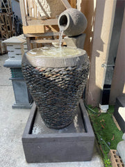 NEW Balinese Pebble Water Feature - Bali Water Feature - Bali Water Garden