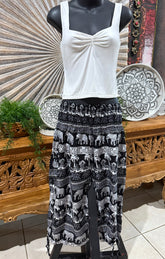 Ladies Bali Beach / Shirred Waist Bali Capri Pants SO COMFY XXL - Bali 3/4 Pants