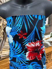 Bali Beach Sarong - Tropical Style Sarong - Bikini Cover Up - Bali Sarong Blue