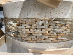 NEW Balinese Hand Crafted Terrazzo/Onyx Chip Pots - 3 Sizes - Bali Garden Pots