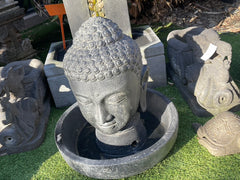 NEW Balinese Buddha Head Water Feature - Bali Water Feature