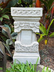 NEW Hand Crafted Balinese Plinth / Stand - Bali Garden Art - Bali Stand / Plinth