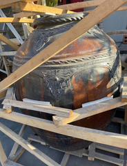 Balinese Hand Crafted Traditional Glazed Pot - Bali Feature Pot 120cm