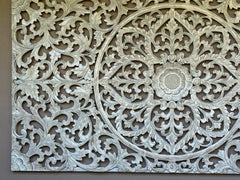 New Balinese Carved Mandala Panel - Bali Wall Art - Mandala Wall Art 180x100cm