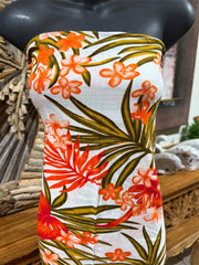 Bali Beach Sarong - Tropical Style Sarong - Bikini Cover Up - Bali Sarong Orange