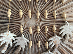 NEW Balinese Timber Palm Tree Mobile - Bali Palm Trees Mobile