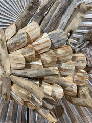 Bali Handmade Driftwood Fish on Stand - Bali Driftwood Art - Driftwood Fish