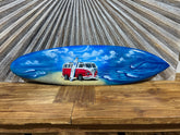 Bali Air Brushed Surfboard w/Combi Van Wall Decor 80cm - Bali Surfboard Wall Art