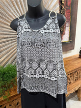 Ladies Cotton Bali Top / One Size / Balinese Summer Casual Top Racer Back Straps