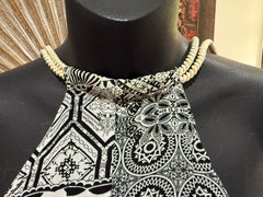 Ladies Cotton Bali Top / One Size / Balinese Summer Casual Top Racer Back Straps