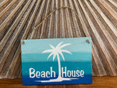 NEW Balinese Timber BEACH HOUSE Sign - Bali Beach House Sign