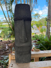 Balinese Cast Concrete Easter Island Statue - 40cm Easter Island Sculpture